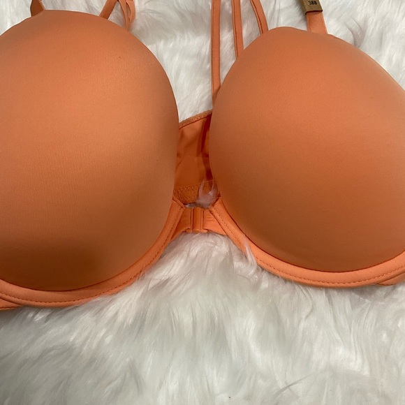 PINK Victoria's Secret Orange and Black Bra Intimates - Picture 7 of 11